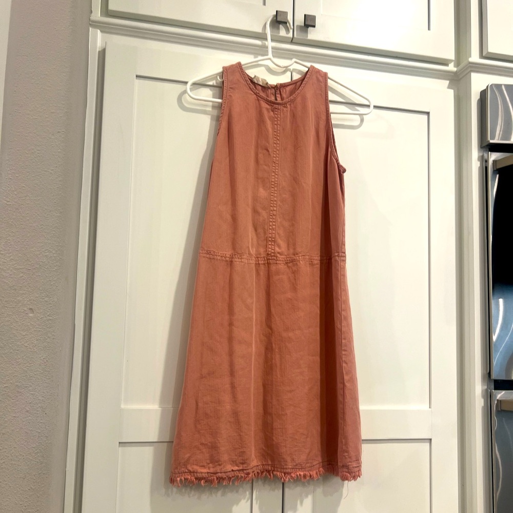 Altar'd State Casual Peach Dress for Kids